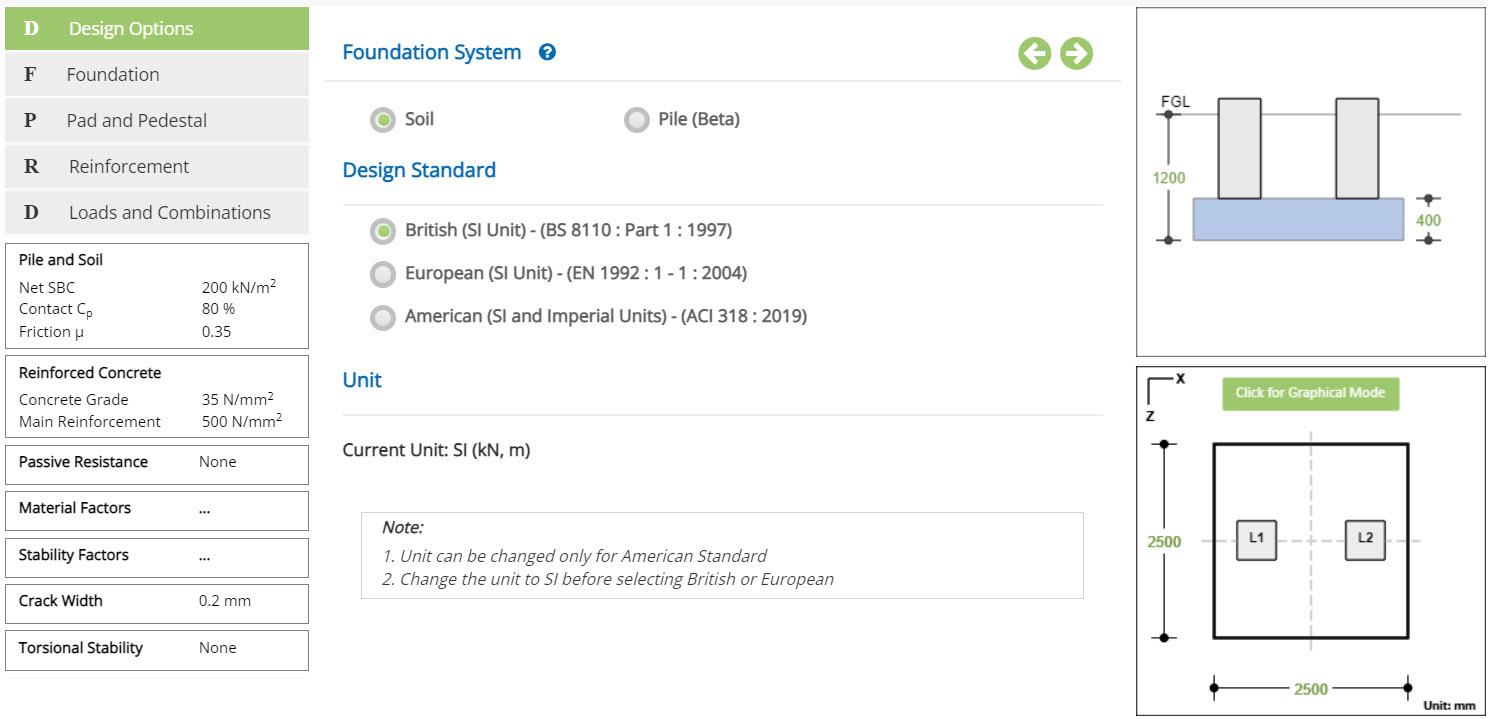 ECMAT Design Options